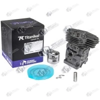 Kit cilindru drujba Stihl 391, 311 49mm Titanikel, Piston cu teflon (Terra Motors)
